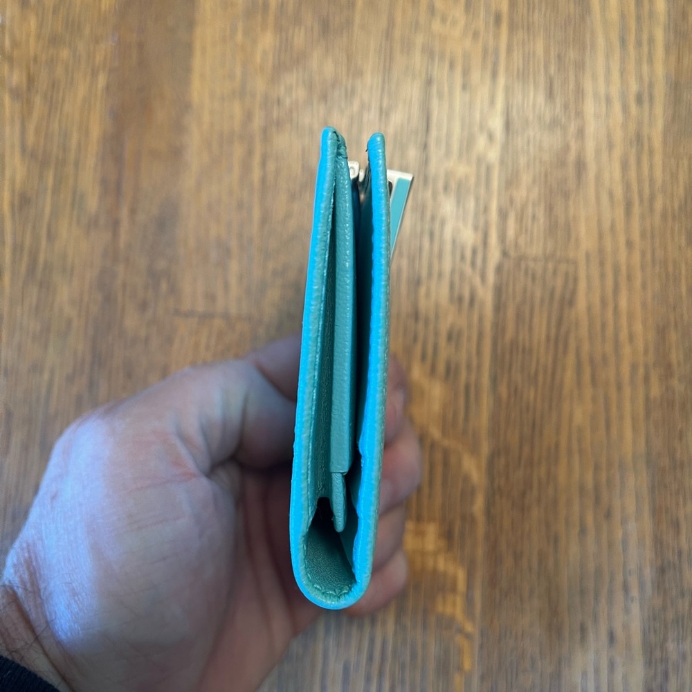 Tiffany & Co. Blue Wallet - Picture 10 of 14
